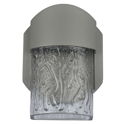 Access Lighting Mist Satin Nickel LED Outdoor Wall Light by Access Lighting 20043LEDDMG-SAT/CLR