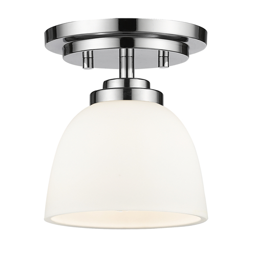 Ashton Chrome Semi-Flush Mount by Z-Lite