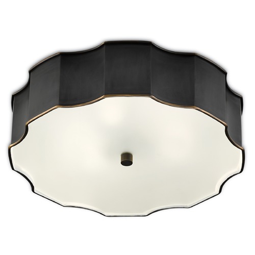 Currey and Company Lighting Wexford Flush Mount in Oil Rubbed Bronze by Currey & Company 9999-0046