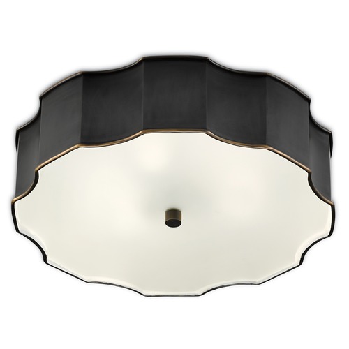 Wexford Flush Mount in Oil Rubbed Bronze by Currey & Company