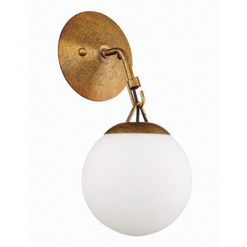Orion Patina Aged Brass Sconce by Craftmade Lighting