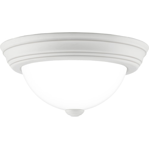 Quoizel Lighting Erwin 11-Inch Flush Mount in White by Quoizel Lighting ERW1611W