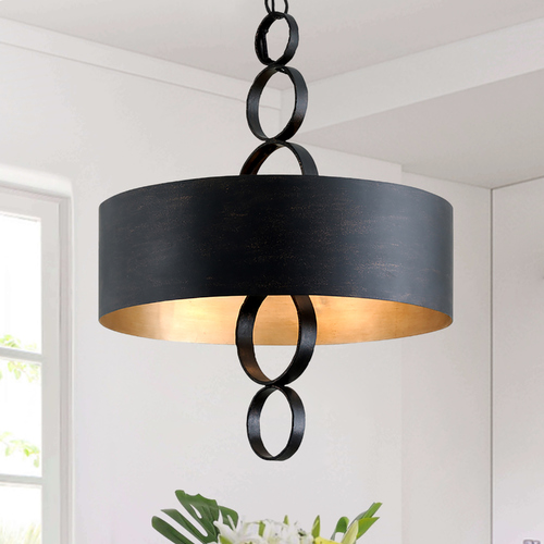 Troy Lighting Rivington Charred Copper Pendant by Troy Lighting F7235