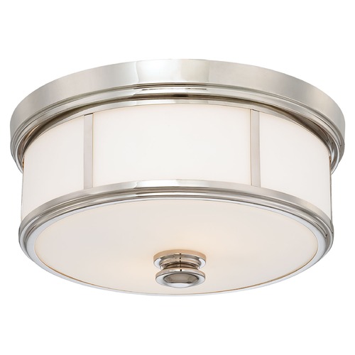 Minka Lavery Harvard Court Polished Nickel Flush Mount by Minka Lavery 4365-613