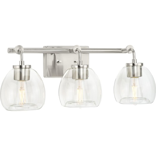 Caisson 23.25-Inch Bath Light in Brushed Nickel by Progress Lighting