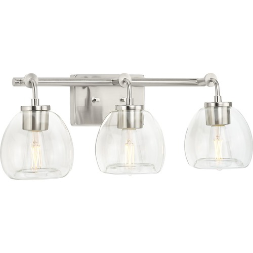 Progress Lighting Caisson 23.25-Inch Bath Light in Brushed Nickel by Progress Lighting P300347-009