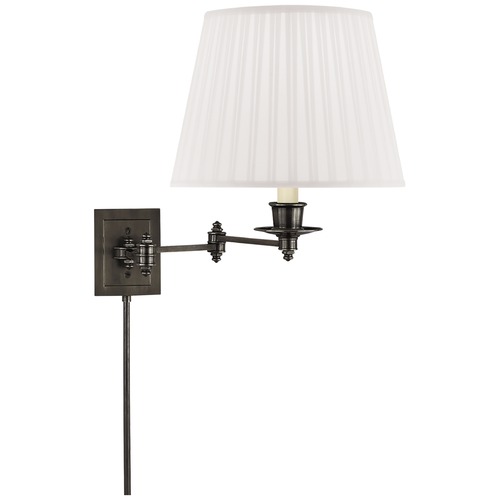 Visual Comfort Signature Collection Studio VC Triple Swing Arm Lamp in Bronze by Visual Comfort Signature S2000BZS