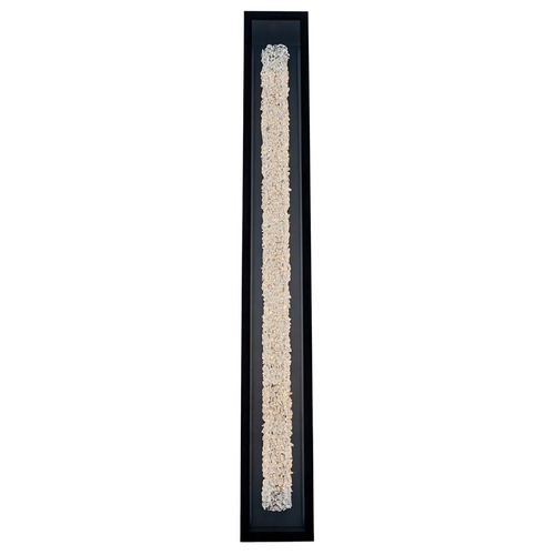 Allegri Crystal Esterno Cristallo Matte Black LED Outdoor Wall Light