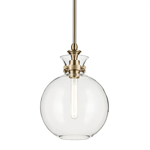 Kichler Lighting Laria 10.25-Inch Round Pendant in Champagne Bronze by Kichler Lighting 52778CPZCLR