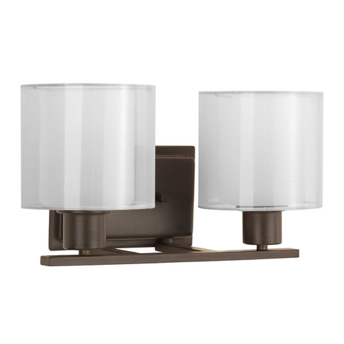 Invite Antique Bronze Bathroom Light by Progress Lighting