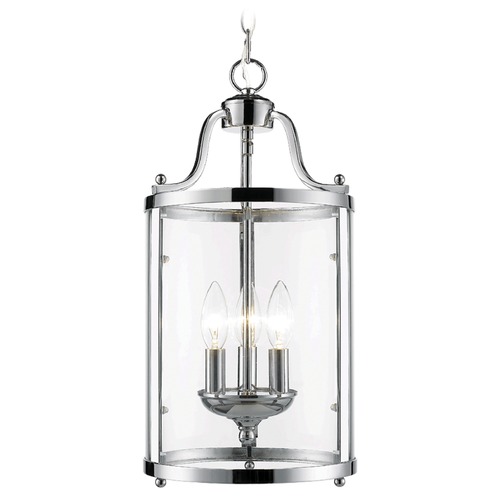 Payton Chrome Mini Pendant by Golden Lighting
