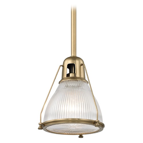 Hudson Valley Lighting Haverhill Mini Pendant in Brass by Hudson Valley Lighting 7308-AGB