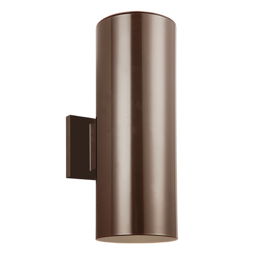 Visual Comfort Studio Collection Cylindrical LED Outdoor Wall Light in Bronze by Visual Comfort Studio 8313802EN3-10