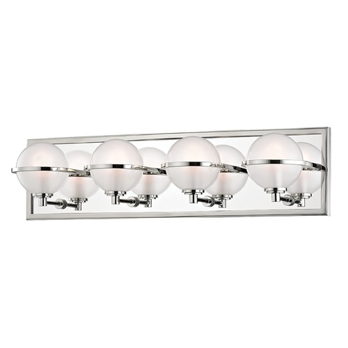 Hudson Valley Lighting Axiom Polished Nickel LED Bathroom Light by Hudson Valley Lighting 6444-PN