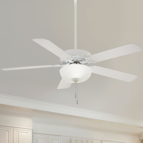 Contractor II Uni-Pack 52-Inch LED Fan in White by Minka Aire
