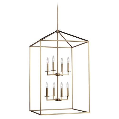 Generation Lighting Perryton Satin Brass Pendant by Generation Lighting 5315008-848