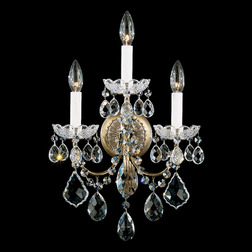 Schonbek Lighting New Orleans Etruscan Gold Sconce by Schonbek Lighting 3652-23S