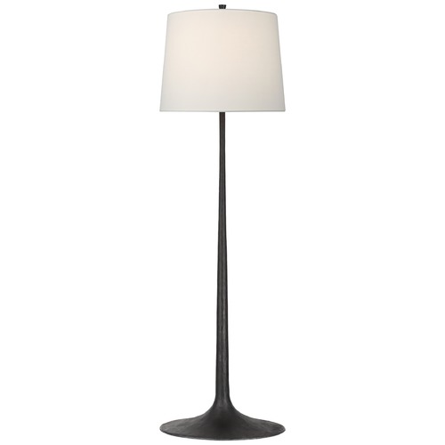 Visual Comfort Signature Collection Barbara Barry Oscar Sculpted Floor Lamp in Aged Iron by Visual Comfort Signature BBL1180AIL