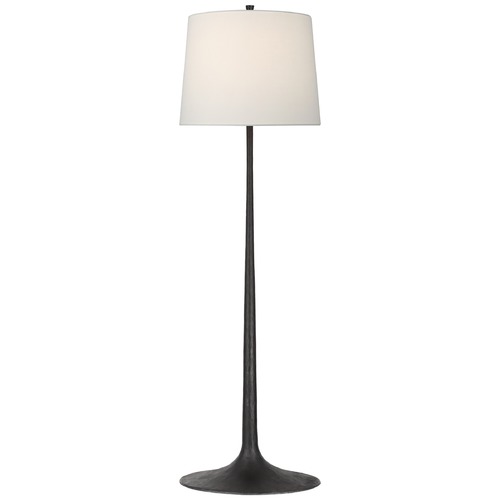 Barbara Barry Oscar Sculpted Floor Lamp in Aged Iron by Visual Comfort Signature