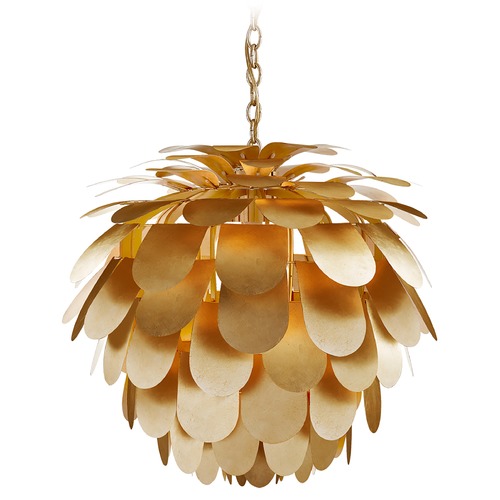 E.F. Chapman Cynara Large Chandelier in Gild by Visual Comfort Signature