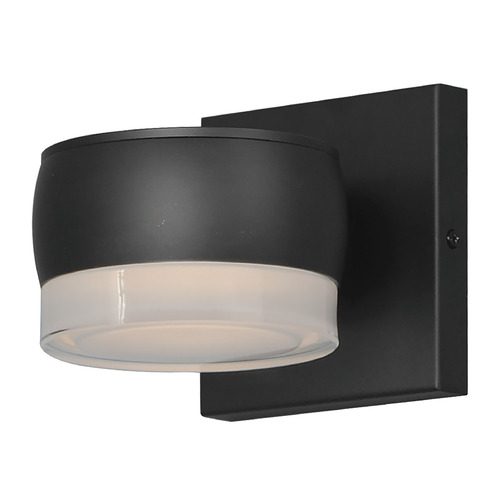 Modular LED Outdoor Wall Light in Black by ET2 Lighting