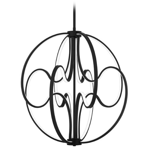 Quoizel Lighting Clairon Matte Black LED Pendant Light