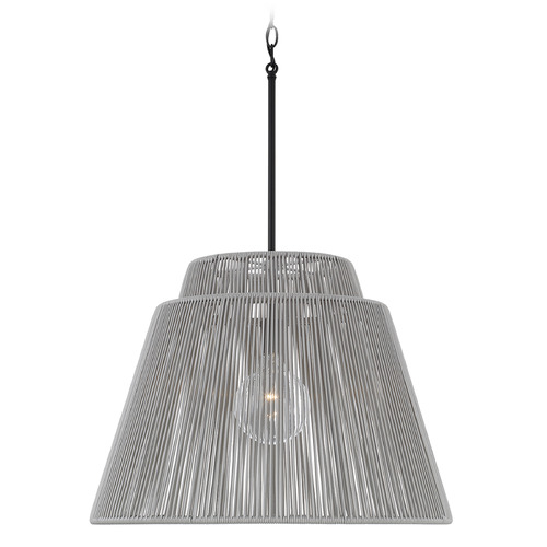 Jasper Outdoor Hanging Light in Black by Capital Lighting