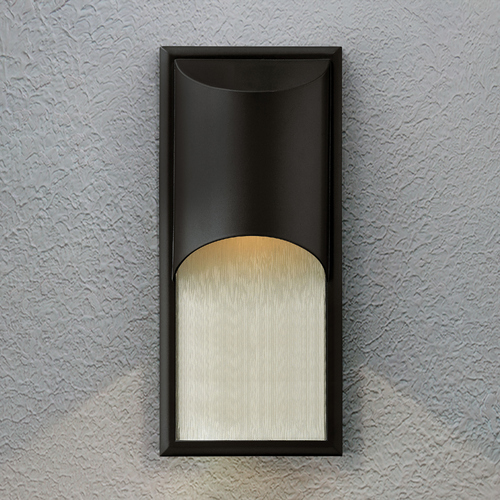 Hinkley Modern LED Outdoor Wall Light in Satin Black Finish 1834SK-LED