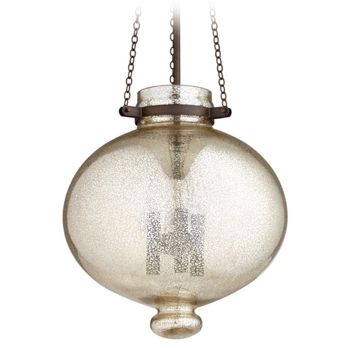 Cydney Oiled Bronze Pendant by Cyan Design