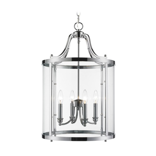 Golden Lighting Payton Chrome Pendant by Golden Lighting 1157-4P CH