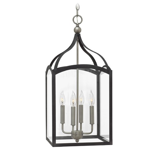 Hinkley Clarendon 12-Inch Aged Zinc Pendant by Hinkley Lighting 3415DZ