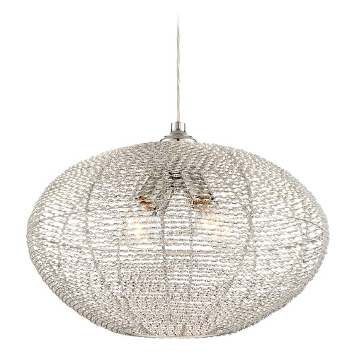 Faviola Chrome Pendant by Lite Source Lighting