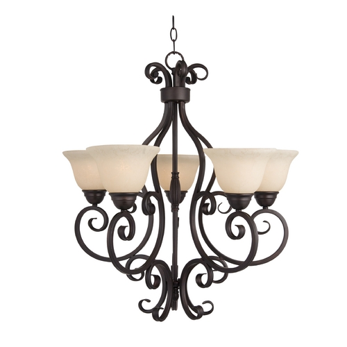 Manor Oil Rubbed Bronze Chandelier by Maxim Lighting