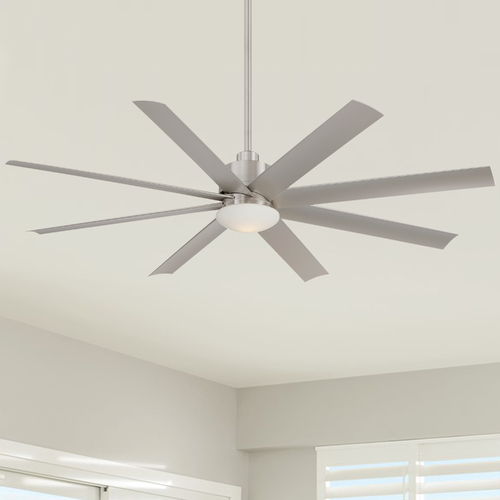 Slipstream 65-Inch LED Fan in Brushed Nickel by Minka Aire