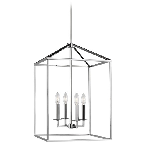 Perryton Chrome Pendant by Generation Lighting