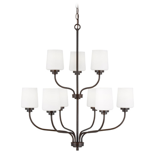 Generation Lighting Windom 28-Inch Bronze Chandelier by Generation Lighting 3102809-710