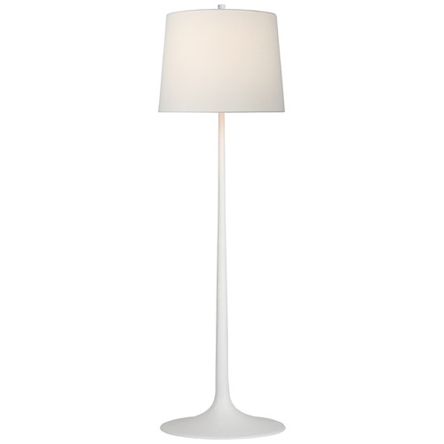 Visual Comfort Signature Collection Barbara Barry Oscar Sculpted Floor Lamp in White by Visual Comfort Signature BBL1180PWL