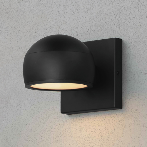Modular LED Outdoor Wall Light in Black by ET2 Lighting