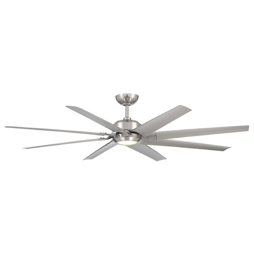 Modern Forms by WAC Lighting Roboto XL 70-Inch 2700K LED Smart Fan in Nickel by Modern Forms FR-W2301-70L-27-BN