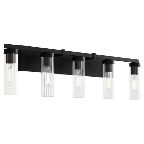 Quorum Lighting Kilbey Matte Black Bathroom Light by Quorum Lighting 533-5-59