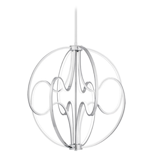 Quoizel Lighting Clairon Polished Chrome LED Pendant Light