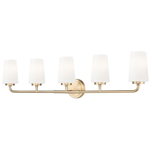 Z-Lite Z-Lite Montford Modern Gold Bathroom Light 7005-5V-MGLD