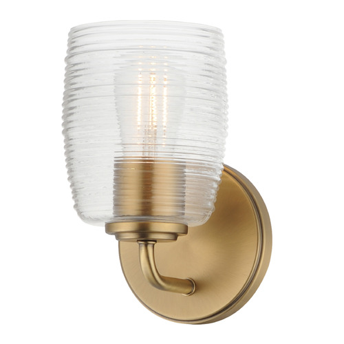 Maxim Lighting Honey Natural Aged Brass Sconce