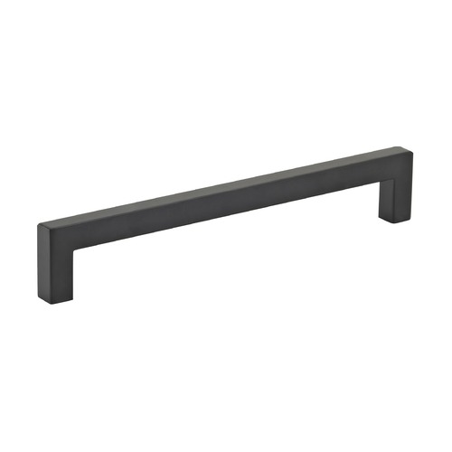 Black Cabinet Pull 7-9/16-Inch Center to Center Pack of 10