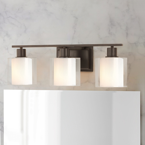 Invite Antique Bronze Bathroom Light by Progress Lighting