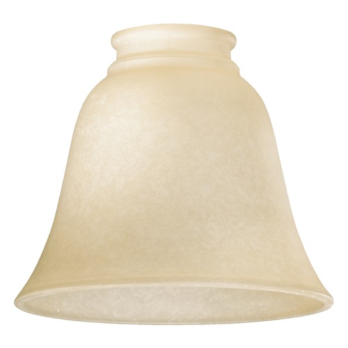 Amber Scavo Bell Glass Shade by Quorum Lighting