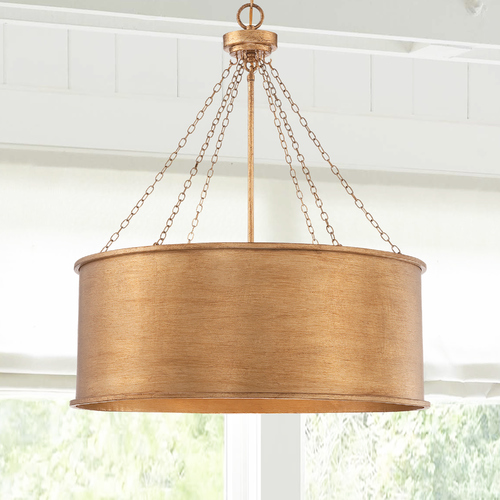 Rochester Gold Patina Pendant by Savoy House