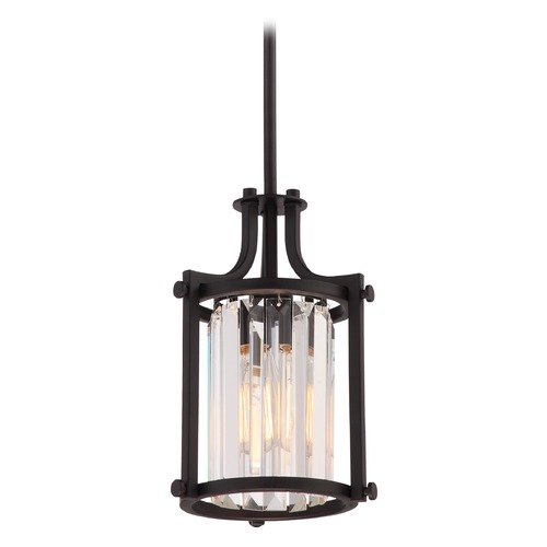 Krys Aged Bronze Mini Pendant by Nuvo Lighting