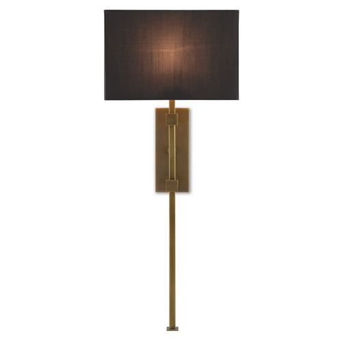 Currey and Company Lighting Currey and Company Edmund Antique Brass Sconce 5000-0090