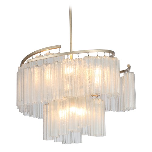 Maxim Lighting Victoria Golden Silver Pendant by Maxim Lighting 39577WFLGS